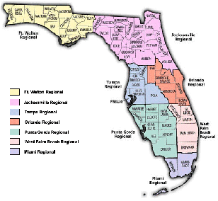 Click you your area to find the Regional Office where youcan submit your Concealed Weapons / Firearms License Application